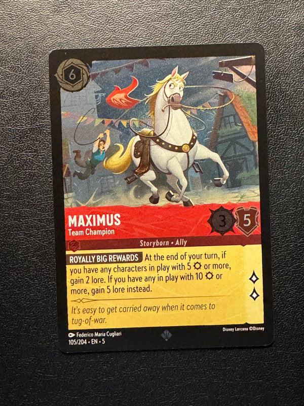 105 Maximus - Team Champion [Foil] Shimmering Skies Rare Near Mint
