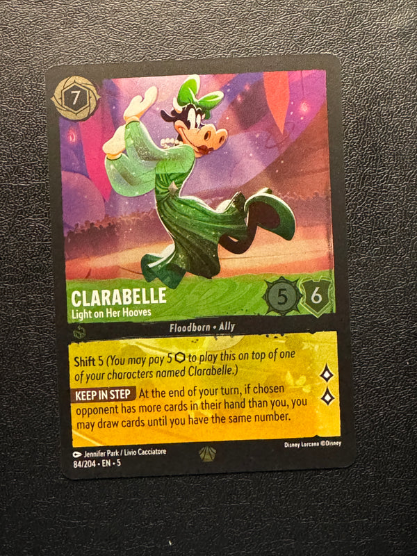 084 Clarabelle - Light on Her Hooves [Foil] Shimmering Skies Legendary Near Mint