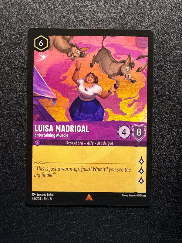 045 Luisa Madrigal - Entertaining Muscle Shimmering Skies Rare Near Mint