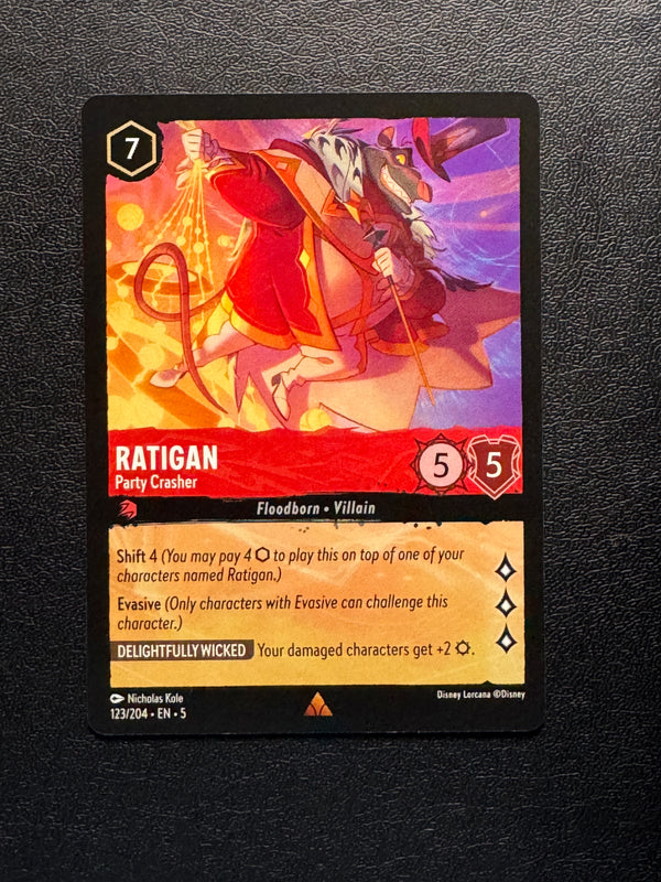 123 Ratigan - Party Crasher Shimmering Skies Rare Near Mint