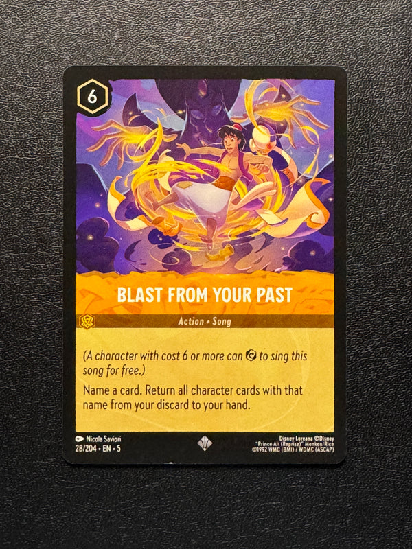 028 Blast from Your Past Shimmering Skies Rare Near Mint
