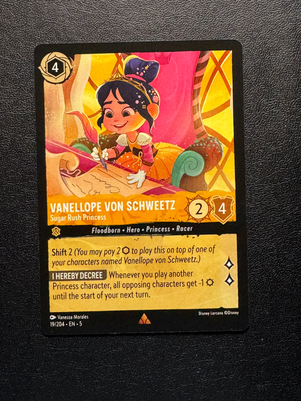 019 Vanellope von Schweetz - Sugar Rush Princess Shimmering Skies Rare Near Mint