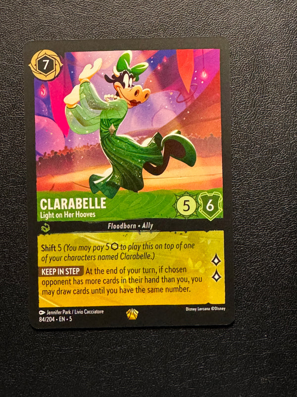 084 Clarabelle - Light on Her Hooves Shimmering Skies Legendary Near Mint