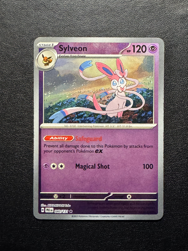040 Sylveon [Poke Ball] Prismatic Evolutions Rare Near Mint