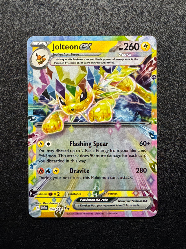 030 Jolteon ex Prismatic Evolutions Rare Near Mint