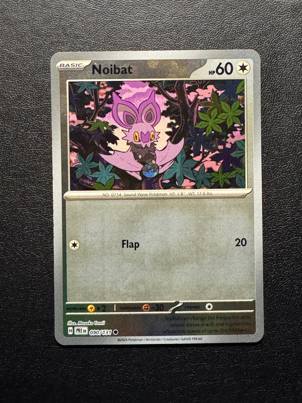 090 Noibat [Poke Ball] Prismatic Evolutions Common Near Mint