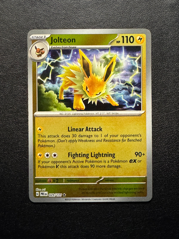 029 Jolteon [Master Ball] Prismatic Evolutions Rare Near Mint