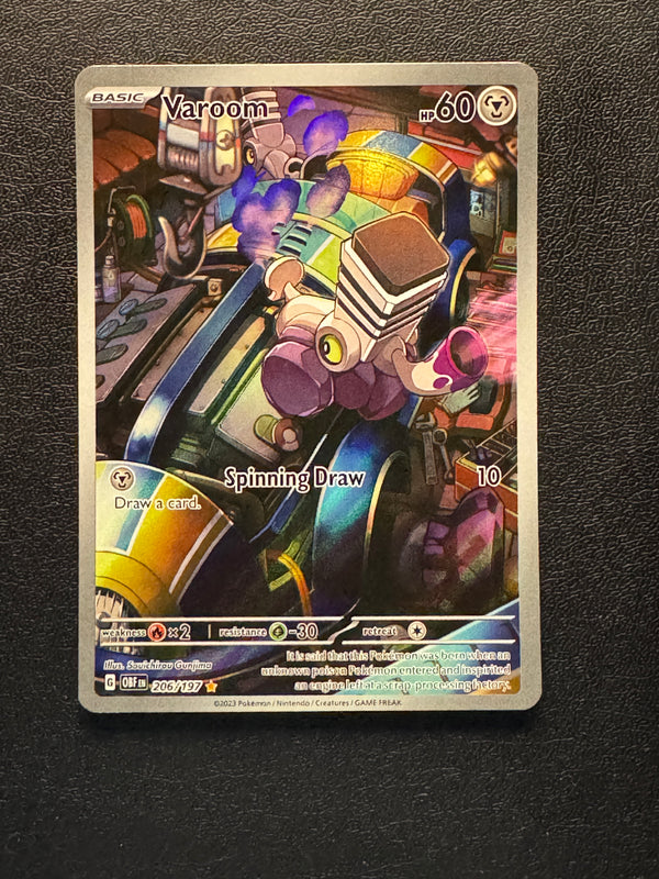 206 Varoom Obsidian Flames Illustration Rare NM