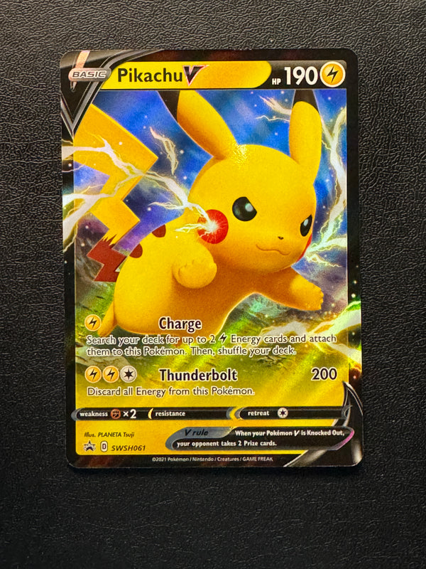 SWSH061 Pikachu V SWSH Black Star Promos Promo NM