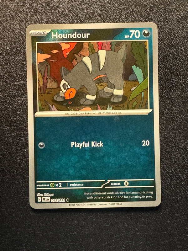 062 Houndour [Poke Ball] Prismatic Evolutions Common Near Mint