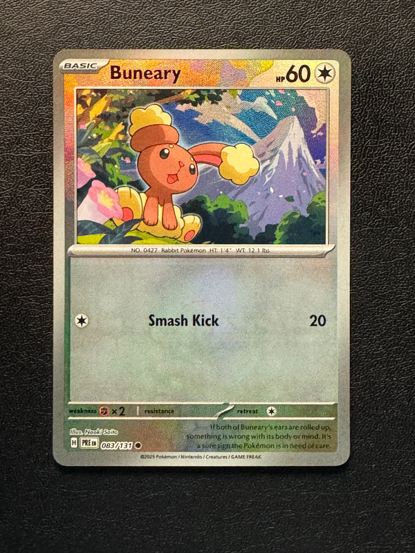 083 Buneary [Poke Ball] Prismatic Evolutions Common Near Mint
