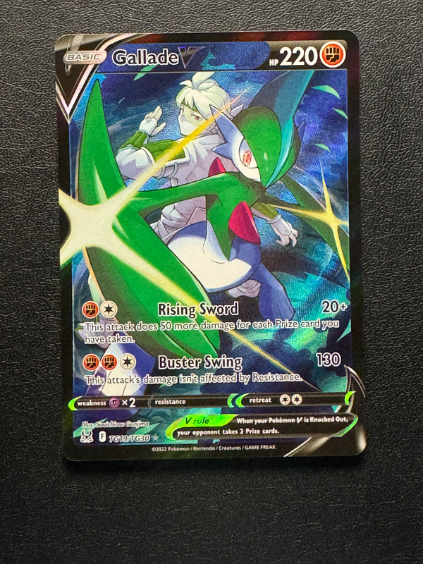 TG19 Gallade V Lost Origin Holo Rare V Near Mint