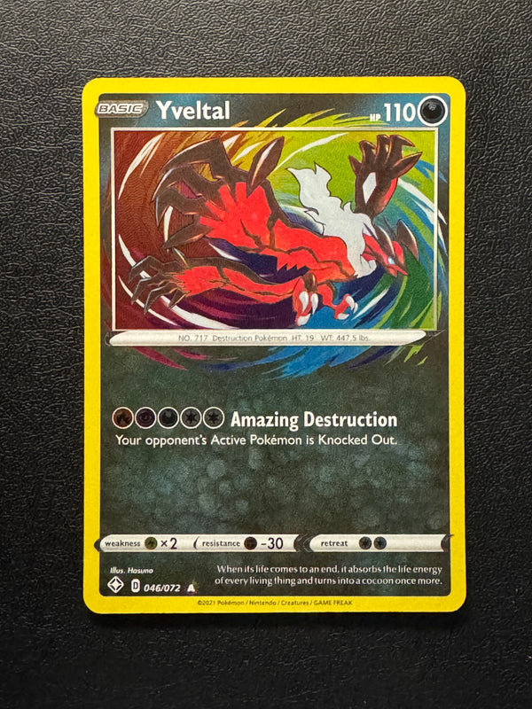 046 Yveltal Shining Fates Amazing Rare Near Mint