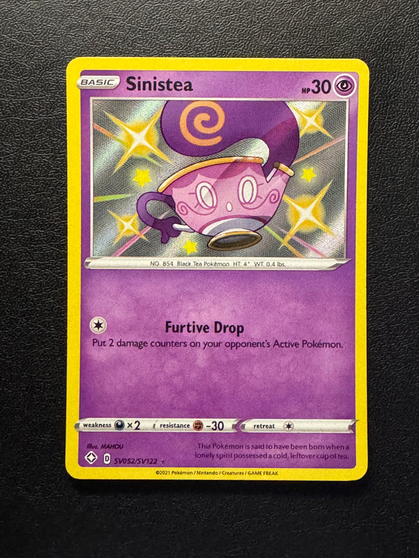 SV052 Sinistea Shining Fates Rare Shiny NM
