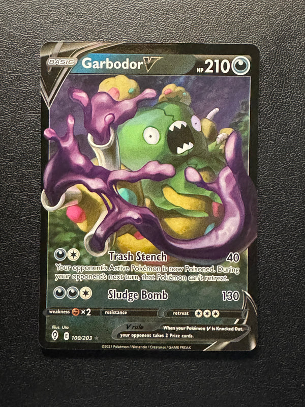 100 Garbodor V Evolving Skies Holo Rare V Near Mint