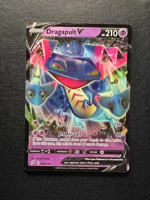092 Dragapult V Rebel Clash Holo Rare V Near Mint