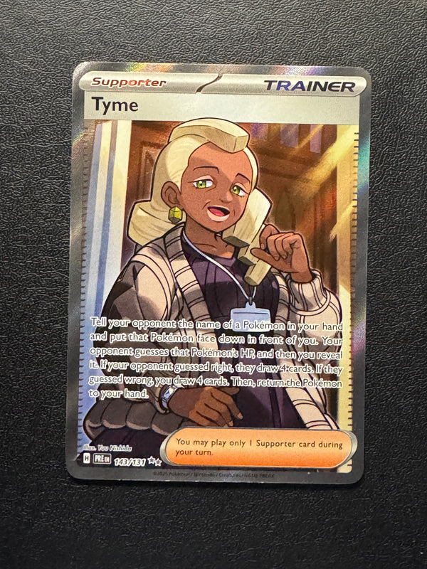 143 Tyme Prismatic Evolutions Ultra Rare Near Mint