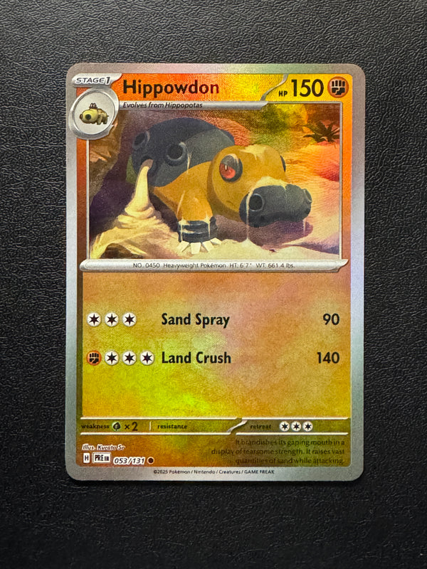 053 Hippowdon [Poke Ball] Prismatic Evolutions Common Near Mint