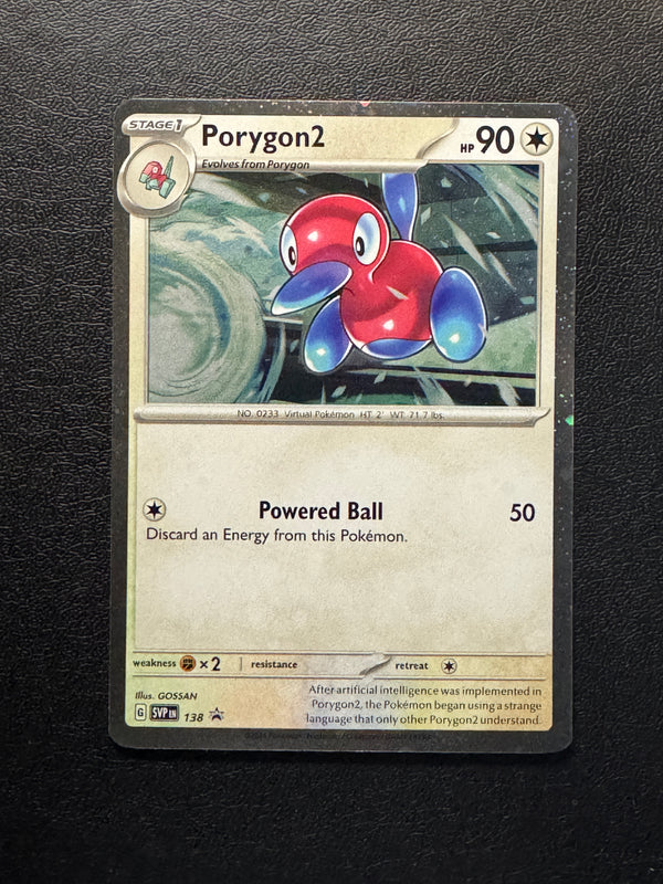 138 Porygon2 SV Black Star Promos Promo Near Mint