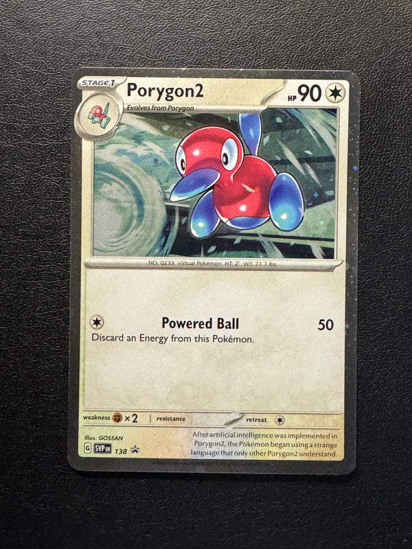 138 Porygon2 SV Black Star Promos Promo NM