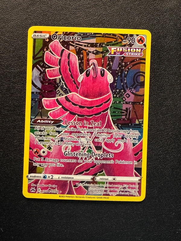 GG04 Oricorio Crown Zenith Rare Holo NM