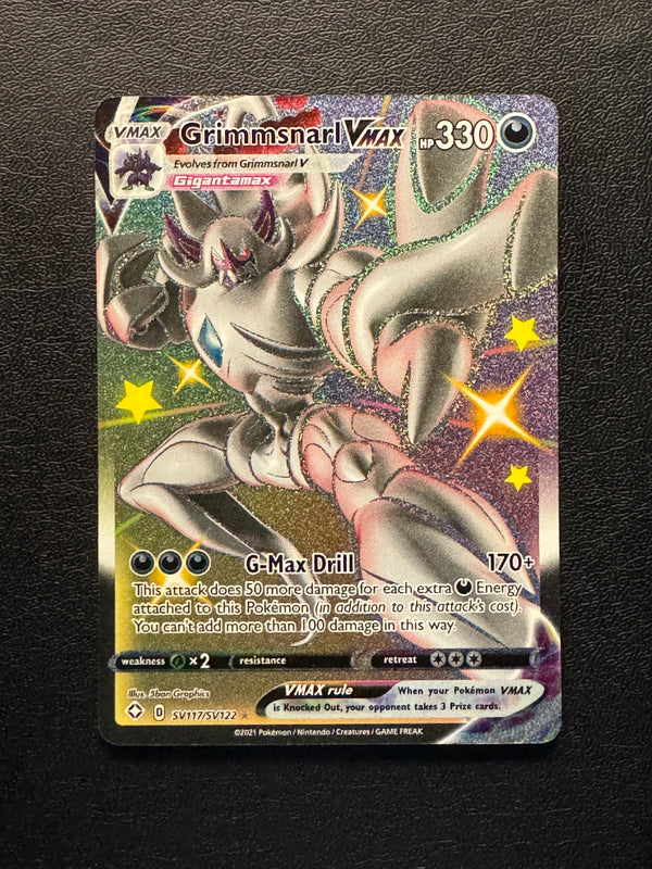 SV117 Grimmsnarl VMAX Shining Fates Shiny Rare VMAX Near Mint