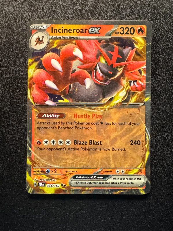 034 Incineroar ex Temporal Forces Double Rare NM