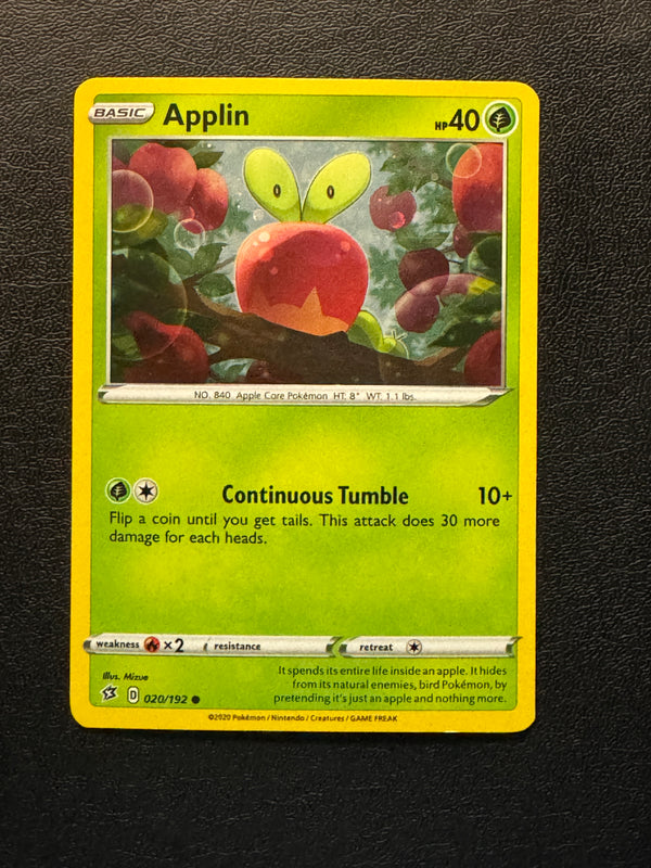 020 Applin [Cosmos Holo] Rebel Clash Common Near Mint