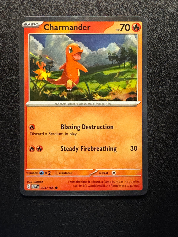 004 Charmander [Cosmos Holo] Scarlet & Violet 151 Common NM