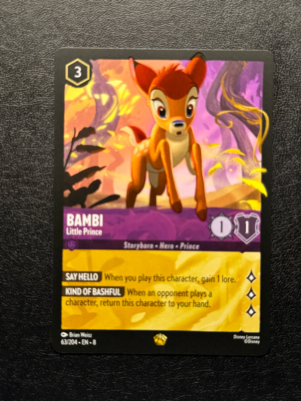 063 Bambi - Little Prince Reign of Jafar Legendary Near Mint