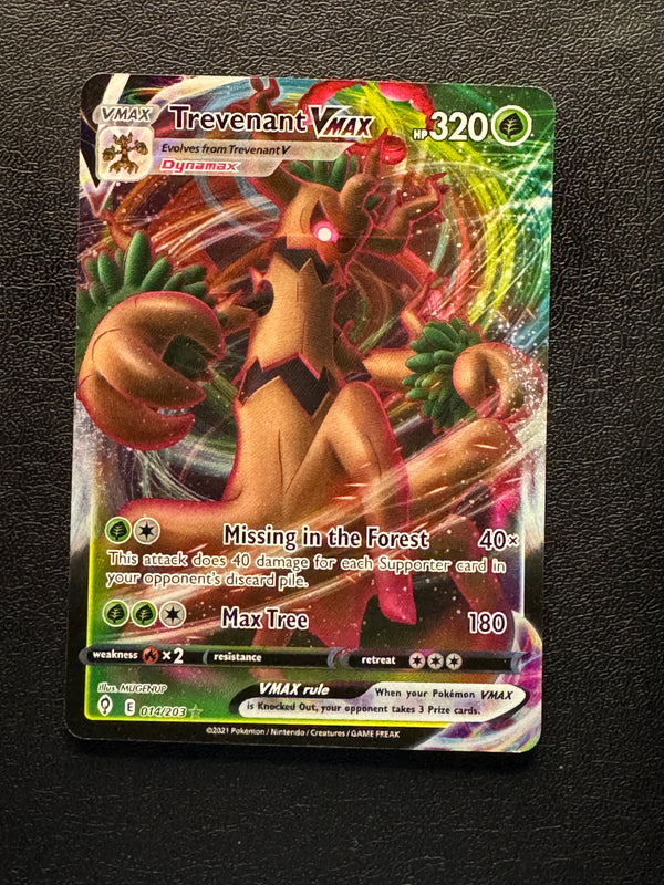 014 Trevenant VMAX Evolving Skies Holo Rare VMAX Near Mint