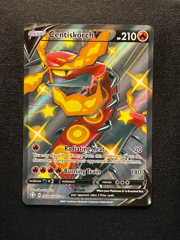 SV108 Centiskorch V Shining Fates Shiny Rare V Near Mint