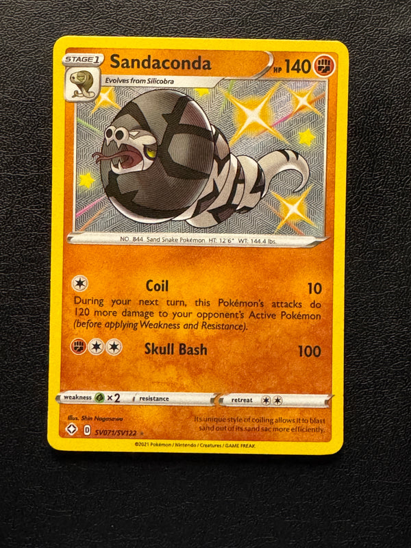 SV071 Sandaconda Shining Fates Rare Shiny Near Mint