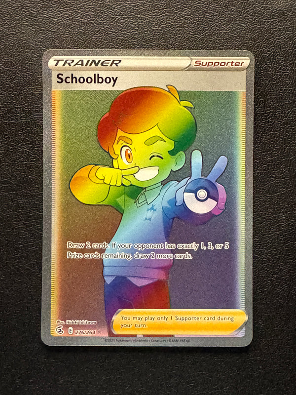 276 Schoolboy Fusion Strike Rare Rainbow Near Mint