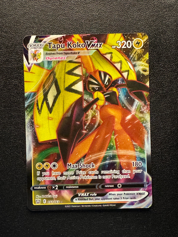 051 Tapu Koko VMAX Battle Styles Holo Rare VMAX Near Mint