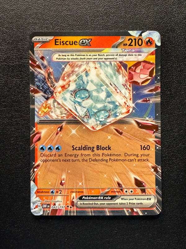 042 Eiscue ex Obsidian Flames Double Rare Near Mint