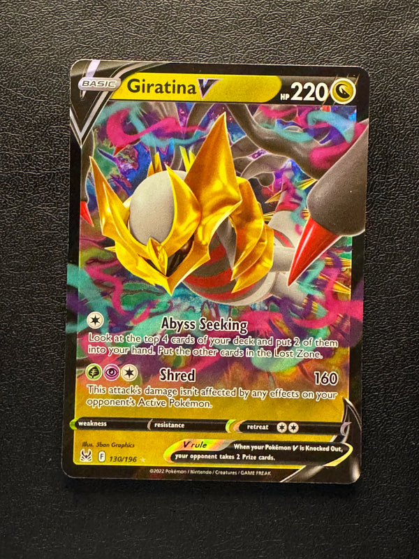 130 Giratina V Lost Origin Holo Rare V Near Mint