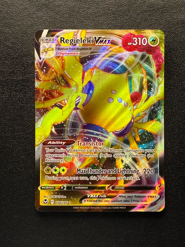 058 Regieleki VMAX Silver Tempest Holo Rare VMAX NM