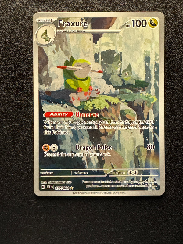 077 Fraxure Shrouded Fable Illustration Rare Near Mint