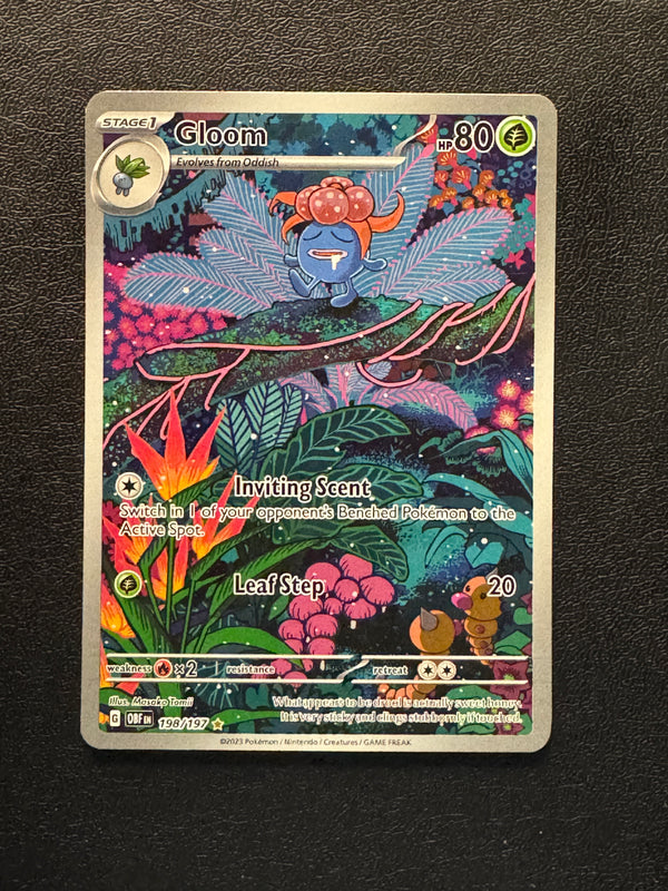 198 Gloom Obsidian Flames Illustration Rare Near Mint