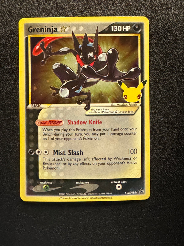 SWSH144 Greninja SWSH Black Star Promos Promo Near Mint