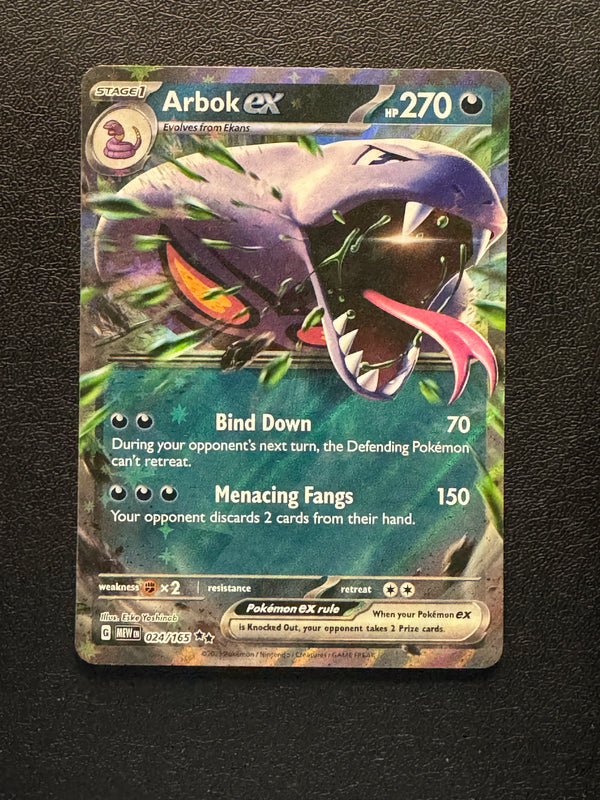 024 Arbok ex Scarlet & Violet 151 Double Rare Near Mint
