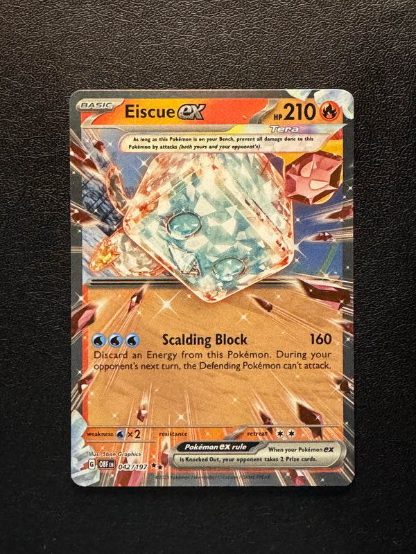 042 Eiscue ex Obsidian Flames Double Rare Near Mint