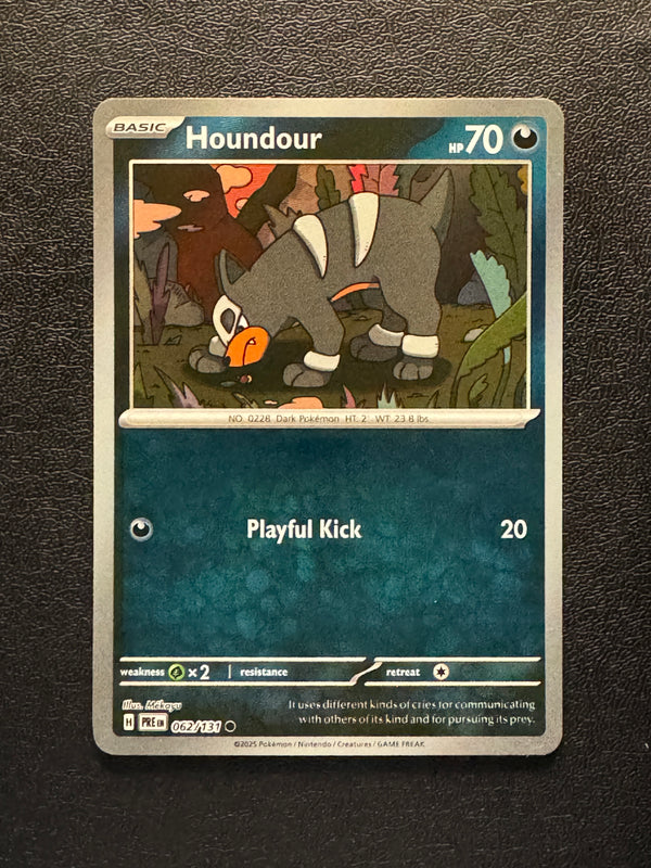 062 Houndour [Master Ball] Prismatic Evolutions Common Near Mint