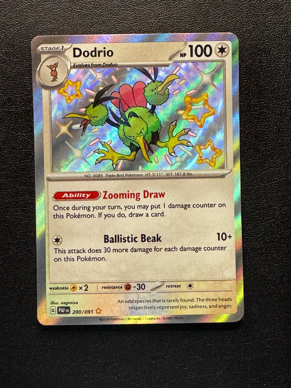 200 Dodrio Paldean Fates Shiny Rare Near Mint
