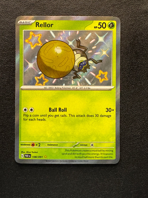 108 Rellor Paldean Fates Shiny Rare Near Mint