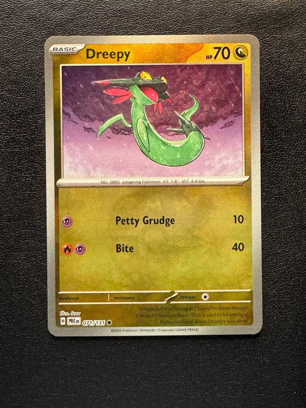 071 Dreepy [Master Ball] Prismatic Evolutions Common Near Mint
