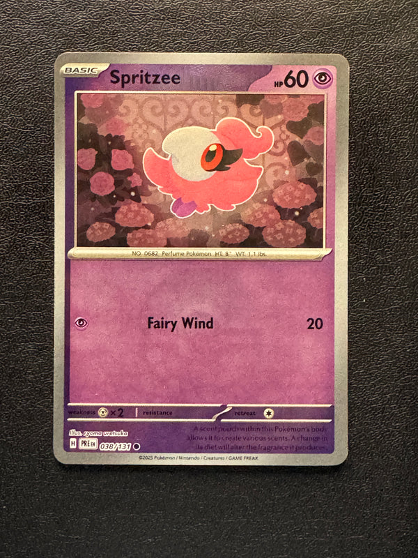 038 Spritzee [Poke Ball] Prismatic Evolutions Common Near Mint