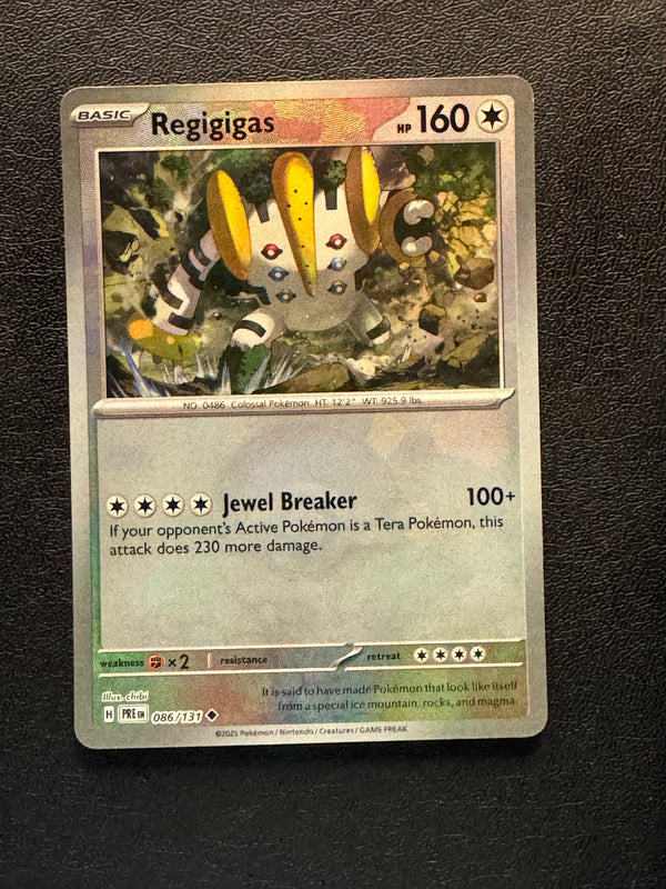 086 Regigigas [Poke Ball] Prismatic Evolutions Uncommon Near Mint