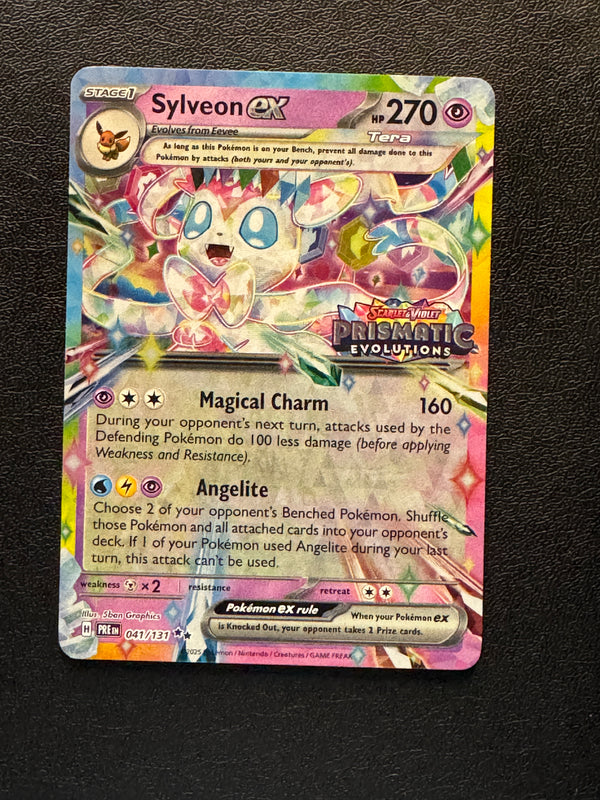 041 Sylveon ex [Stamped] Prismatic Evolutions Double Rare Near Mint